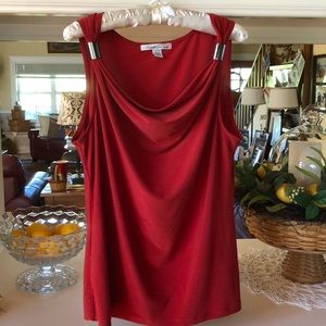 Kenneth Cole drape neck top